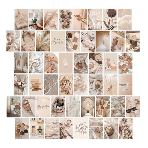Buy Woonkit Beige Wall Collage Kit Aesthetic Pictures Room Decor