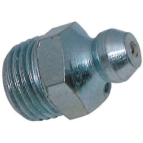 1 8 NPT Male Straight Grease Nipple Steel Pneumatics Direct