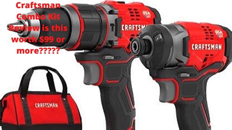 Craftsman Drill And Impact Combo Kit Unboxing And Review 2020 YouTube