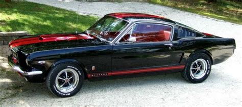 Black Cars With Red Stripes V8 Ford Mustang Forums Ford Mustang