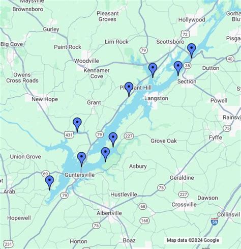 Maps Of Guntersville Lake