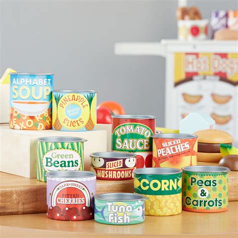 Buy Melissa And Doug Lets Play House Grocery Cans Play Food Kitchen