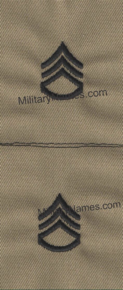 Army Desert Sand Collar Sew On Ranks