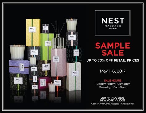 Rsvp shop italian denim and casualwear from replay featuring their spring. NEST Fragrances New York Sample Sale - TheStylishCity.com