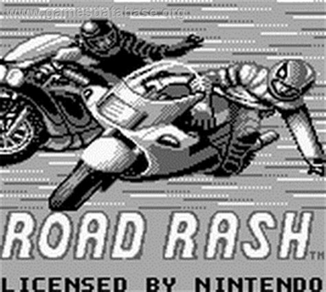 Road Rash Nintendo Game Boy Artwork Title Screen