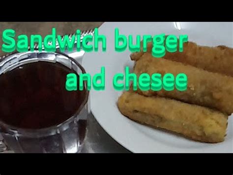 Tapi tidak boleh makan daging? Resep Sandwich Burger With keju - YouTube