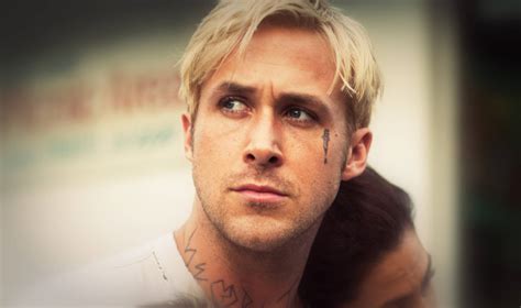 Download Blonde Tattooed Ryan Gosling Wallpaper