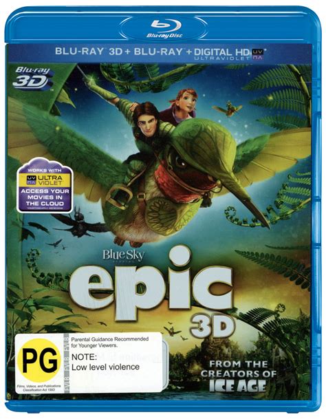 Epic Blu Ray 3d Blu Ray Uv Buy Now At Mighty Ape Nz