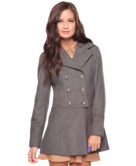 Forever 21 trench coat purple small long belted pockets double breasted peacoat. Wool coat forever 21 | Coat, Fashion, Cold weather wear