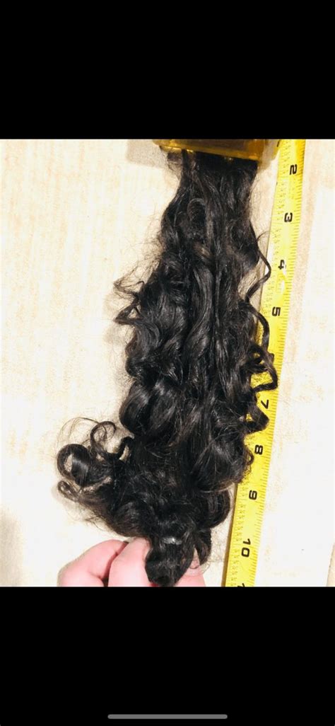 freshly cut 12 gorgeous shiny thick virgin soft naturally curly female sicilian hair