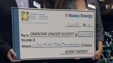 Canadian Cancer Society Gets 1 Million Donation Cbc News