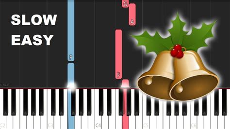 Carol Of The Bells Slow Easy Piano Tutorial Youtube