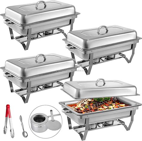 Stainless Steel Chafing Dish Set Full Size Panschafing Dish Buffet Set