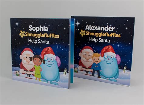 Personalised Childrens Christmas Story Book The Shnugglefluffles