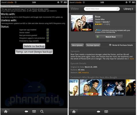 rooting kindle fire breaks amazon video and how to make it work phandroid