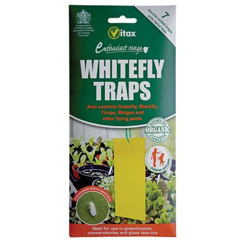 Vitax Greenhouse Whitefly Traps Pack Of 7 Mole Online