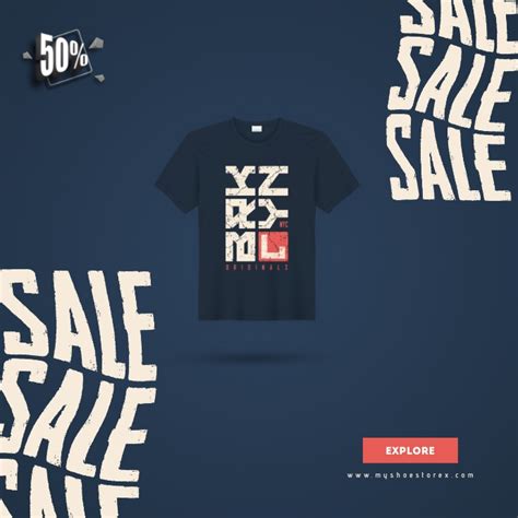Tshirt Sale Ad Template Postermywall