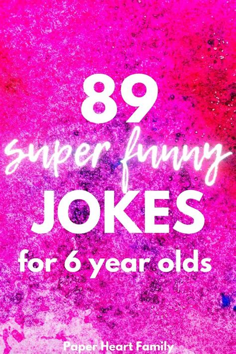 89 Incredibly Funny Jokes For 6 7 Year Olds
