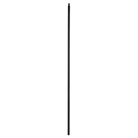 Pair with double basket, single twist, or double twist iron balusters to create a unique stairway. WM Coffman Versatile Series 44-in Satin Black Wrought Iron Classic Stair Baluster Lowes.com in ...