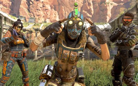 Apex Legends Octane Wraith Mirage 4k 79 Wallpaper Pc Desktop