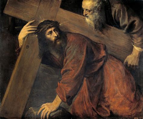 Christ On The Way To Calvary Painting By Titian