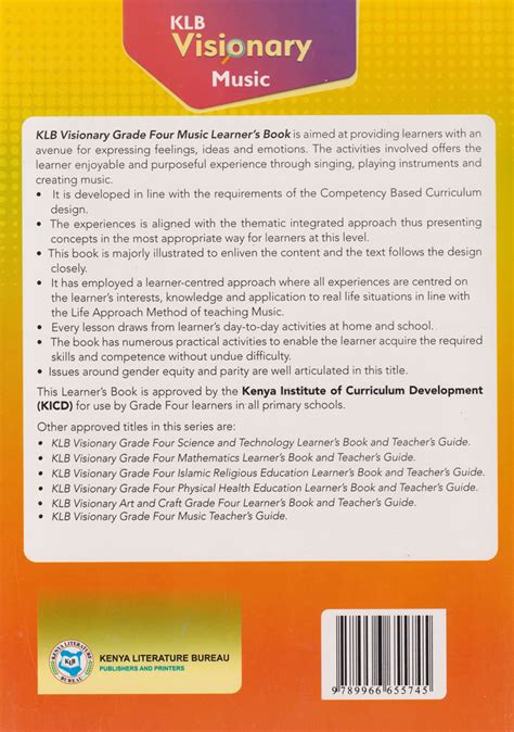 Abrsm grade 4 music theory section a part 1 time signatures with sharon bill. KLB Visionary Music Grade 4 (Approved) | Text Book Centre