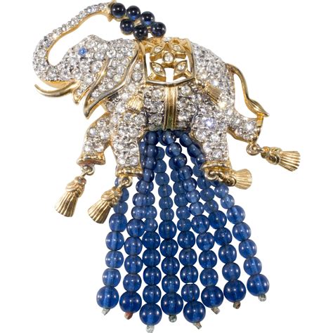 Elizabeth Taylor for Avon brooch from the Elephant Walk collection ...