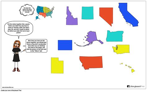West States And Capitals West Region Map Study Guide