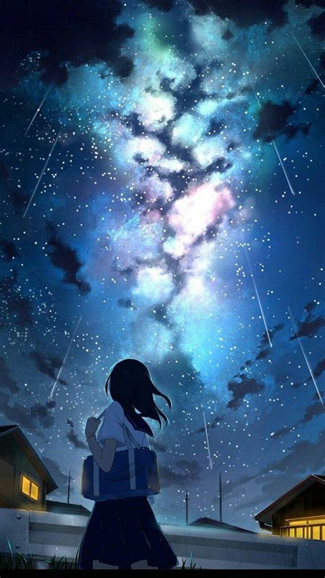 Anime Girl Night Wallpapers Top Free Anime Girl Night Backgrounds
