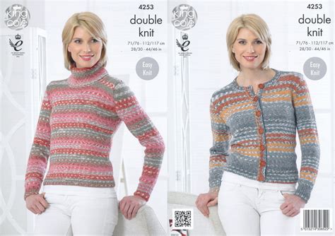 As a beginner you will come across the phrase knitting tension but you might not know what that phrase means or why it is so important. King Cole Ladies Double Knitting DK Pattern Cardigan ...