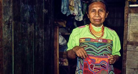 Local Kuna Indian Woman In Panamas Darien Gap Secret Compass