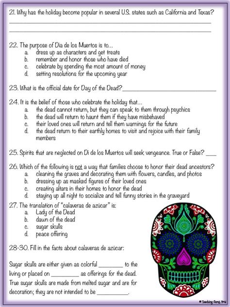Two sisters demystifying #science with humor & relevance. Dia de los Muertos: Informational Text Comprehension | Halloween activities, Teaching, This or ...