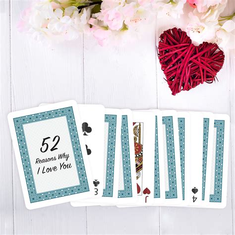 21 Things I Love About You Deck Of Cards Template