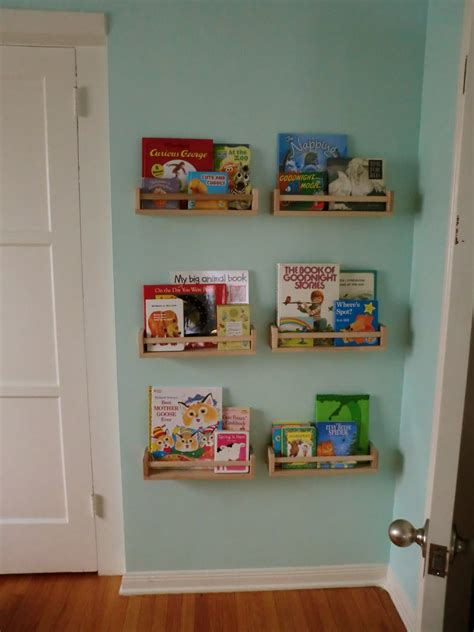Keezi kids bookshelf childrens bookcase organiser storage shelf wooden white. a lovely little life: Mini nursery library