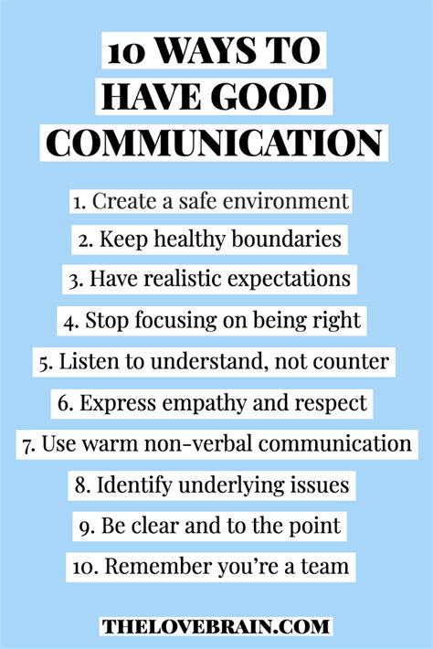 10 Ways To Have Good Communication In A Relationship Communication