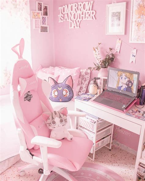 20 pink pc battlestation theme for female gamers and streamers gamer room kawaii room game