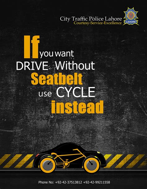 Campaign On Traffic Rules Health And Safety Poster Road Safety
