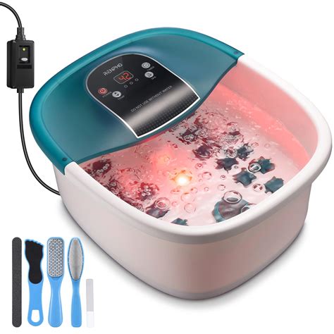 Buy Renphofoot Spa Bath Massager With Heater Bubbles Vibration Temperature Control Timer