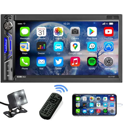 Buy Double Din Car Stereo Receiver Inch Hd Touchscreen Car Audio With Bluetooth Lcd