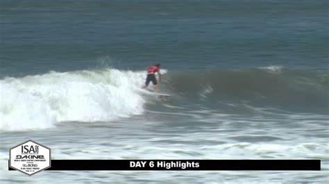 Dakine Isa World Junior Surfing Championship Top Waves Day 6 Youtube