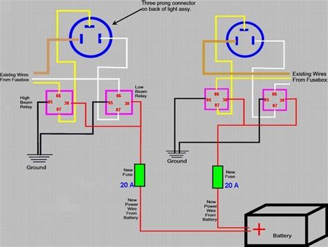 Diagram Led Headlight Circuit Diagram Mydiagramonline