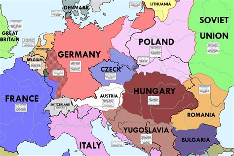 A Better Treaty Of Versailles Rimaginarymaps