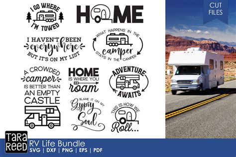 Rv Life Motorhome Svg And Cut Files For Crafters 80794 Svgs