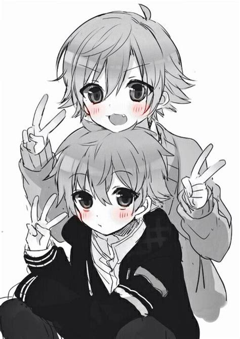 Anime Boy Twins Kawaii Anime Anime Siblings Anime Child