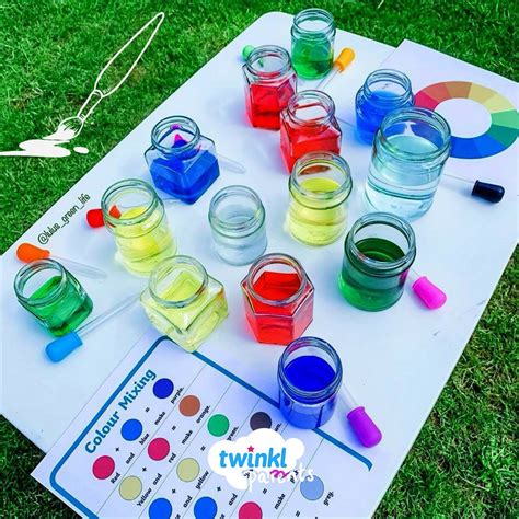 Colour Mixing Poster | Colour mixing activities, Color mixing, Primary colors and secondary colors
