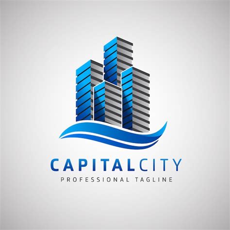 Premium Vector Capital City Real Estate Logo