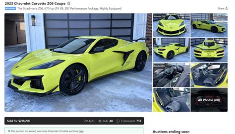 Stradmans C8 Z06 Sells For 218200 On Cars And Bids