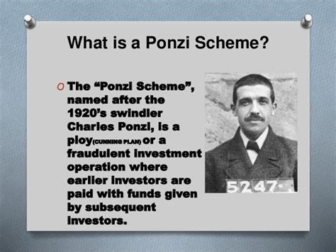 Learn why it matters, and how it differs from a pyramid scheme. Ponzi schemes