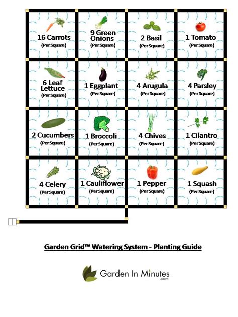 Comprehensive Plant Spacing Chart And Plant Spacing Guide