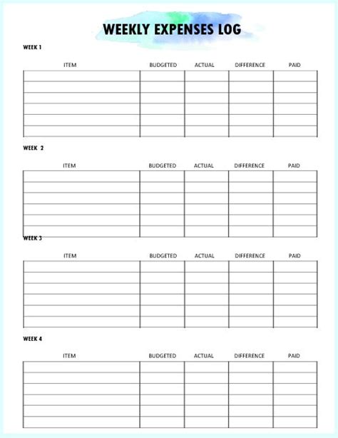 Free Monthly Budget Planner 15 Printable Pages Monthly
